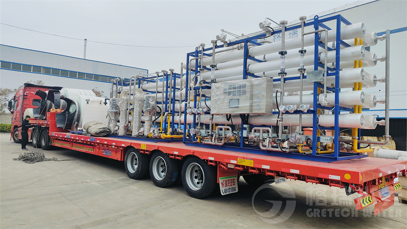 喜訊，又發(fā)貨啦！發(fā)貨廣東某鋼鐵企業(yè)2*10t/h除鹽水設備